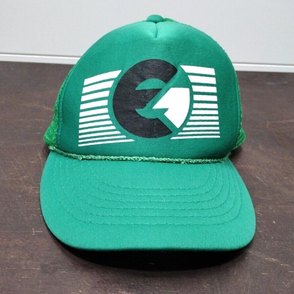 Cobra Youth trucker hat green mesh adjustable logo baseball‎ cap